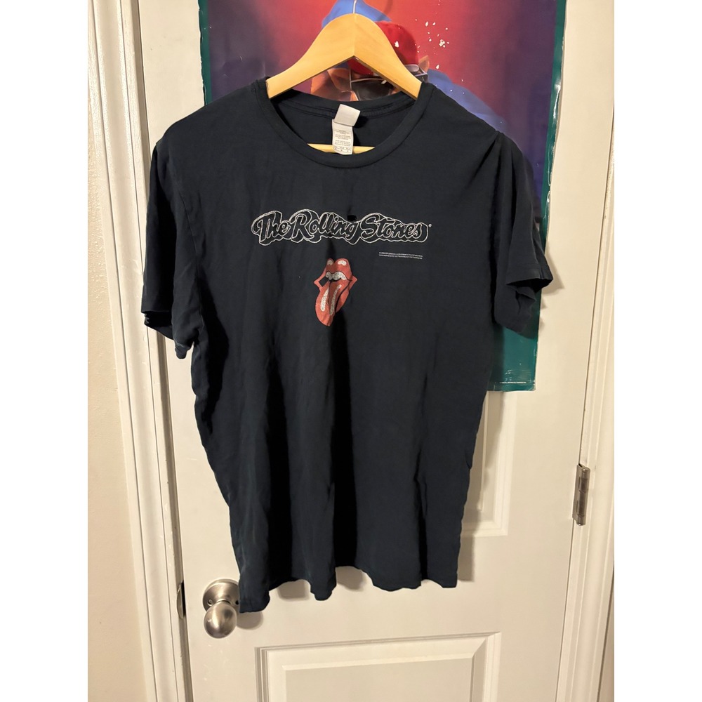 The Rolling Stones Band T Shirt Mens Medium Black Rockware Concert Tour